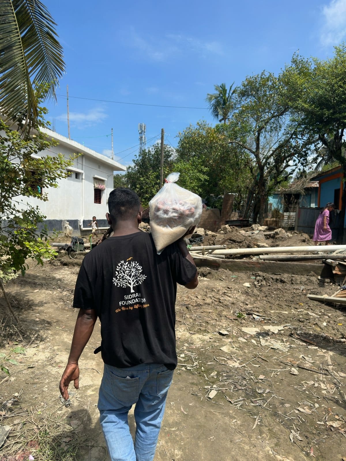 Relief support reaching families through local partners